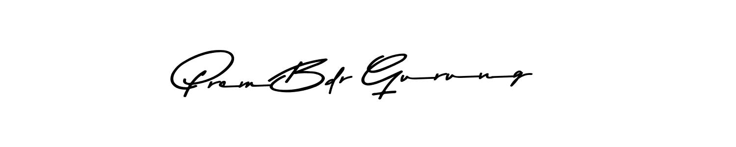 Use a signature maker to create a handwritten signature online. With this signature software, you can design (Asem Kandis PERSONAL USE) your own signature for name Prem Bdr Gurung. Prem Bdr Gurung signature style 9 images and pictures png