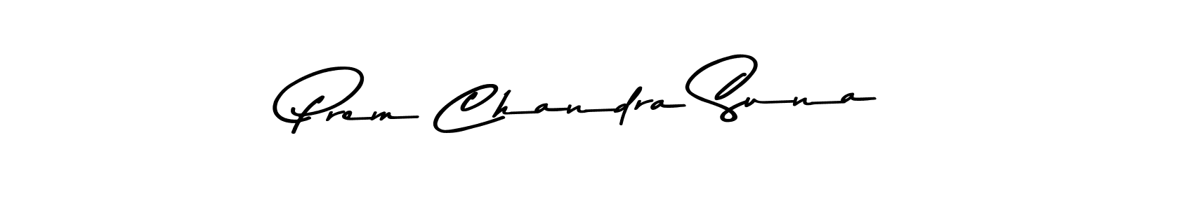 Make a beautiful signature design for name Prem Chandra Suna. Use this online signature maker to create a handwritten signature for free. Prem Chandra Suna signature style 9 images and pictures png