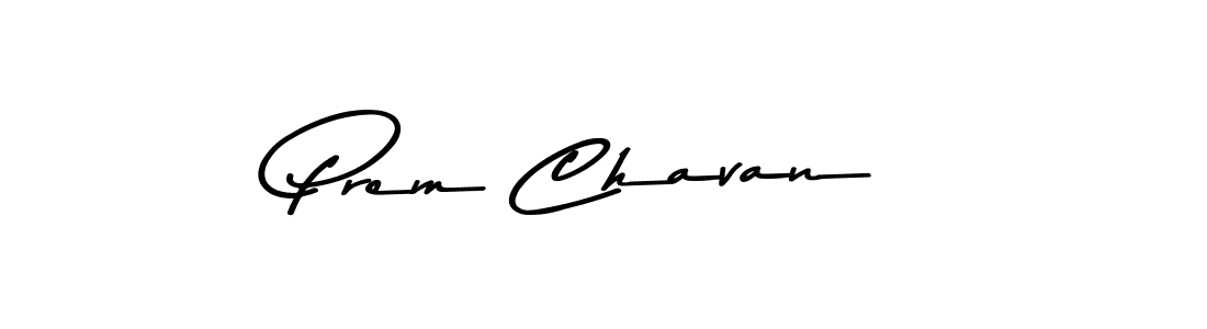 Prem Chavan stylish signature style. Best Handwritten Sign (Asem Kandis PERSONAL USE) for my name. Handwritten Signature Collection Ideas for my name Prem Chavan. Prem Chavan signature style 9 images and pictures png