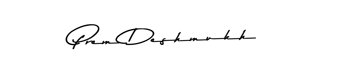 Also we have Prem Deshmukh name is the best signature style. Create professional handwritten signature collection using Asem Kandis PERSONAL USE autograph style. Prem Deshmukh signature style 9 images and pictures png