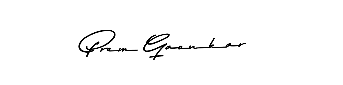 Also we have Prem Gaonkar name is the best signature style. Create professional handwritten signature collection using Asem Kandis PERSONAL USE autograph style. Prem Gaonkar signature style 9 images and pictures png