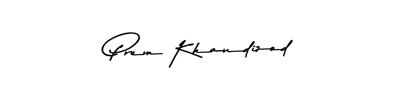 Asem Kandis PERSONAL USE is a professional signature style that is perfect for those who want to add a touch of class to their signature. It is also a great choice for those who want to make their signature more unique. Get Prem Khandizod name to fancy signature for free. Prem Khandizod signature style 9 images and pictures png