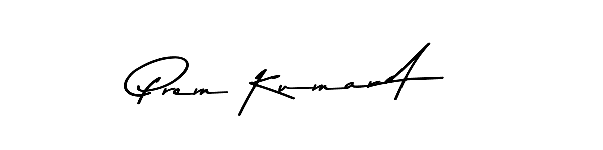 How to make Prem Kumar A signature? Asem Kandis PERSONAL USE is a professional autograph style. Create handwritten signature for Prem Kumar A name. Prem Kumar A signature style 9 images and pictures png