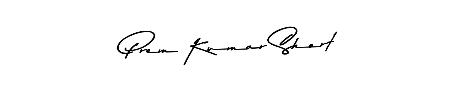 Use a signature maker to create a handwritten signature online. With this signature software, you can design (Asem Kandis PERSONAL USE) your own signature for name Prem Kumar Short. Prem Kumar Short signature style 9 images and pictures png