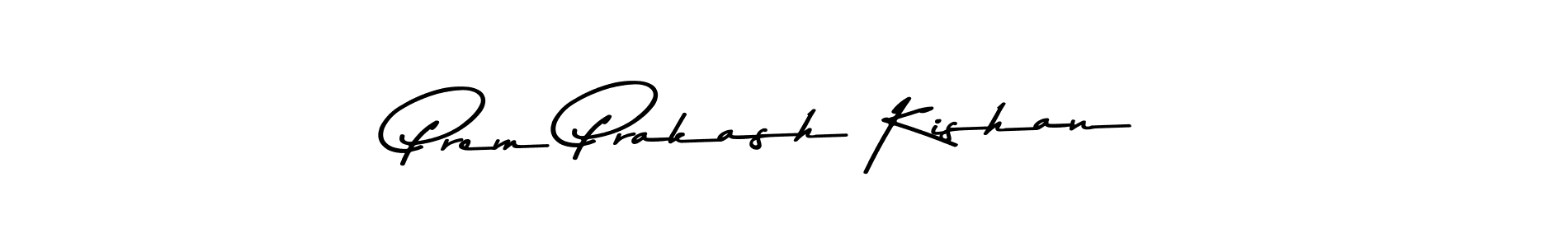 Design your own signature with our free online signature maker. With this signature software, you can create a handwritten (Asem Kandis PERSONAL USE) signature for name Prem Prakash Kishan. Prem Prakash Kishan signature style 9 images and pictures png