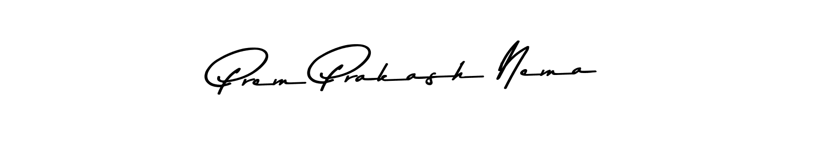 Use a signature maker to create a handwritten signature online. With this signature software, you can design (Asem Kandis PERSONAL USE) your own signature for name Prem Prakash Nema. Prem Prakash Nema signature style 9 images and pictures png