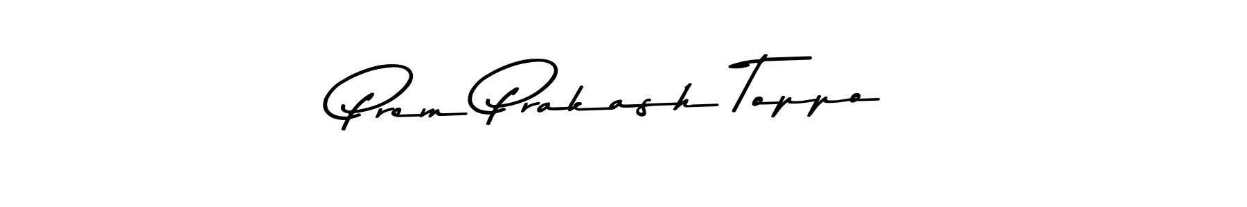 Asem Kandis PERSONAL USE is a professional signature style that is perfect for those who want to add a touch of class to their signature. It is also a great choice for those who want to make their signature more unique. Get Prem Prakash Toppo name to fancy signature for free. Prem Prakash Toppo signature style 9 images and pictures png