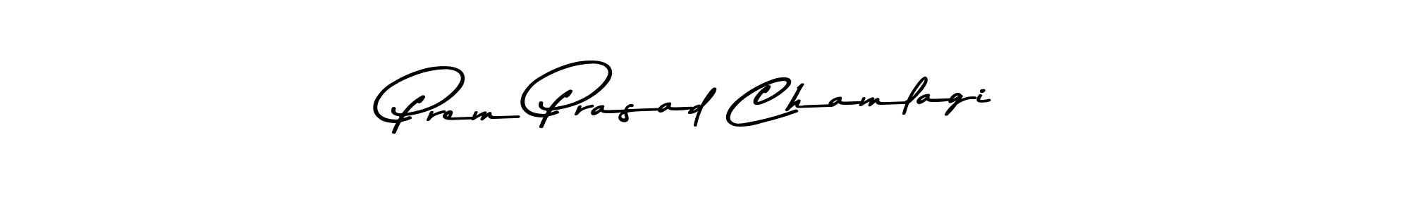 Design your own signature with our free online signature maker. With this signature software, you can create a handwritten (Asem Kandis PERSONAL USE) signature for name Prem Prasad Chamlagi. Prem Prasad Chamlagi signature style 9 images and pictures png