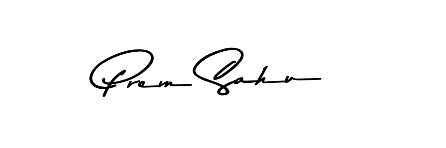 Make a beautiful signature design for name Prem Sahu. With this signature (Asem Kandis PERSONAL USE) style, you can create a handwritten signature for free. Prem Sahu signature style 9 images and pictures png