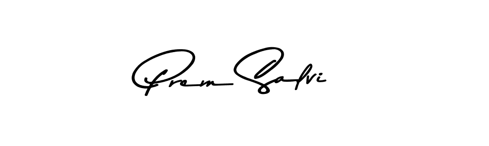 Prem Salvi stylish signature style. Best Handwritten Sign (Asem Kandis PERSONAL USE) for my name. Handwritten Signature Collection Ideas for my name Prem Salvi. Prem Salvi signature style 9 images and pictures png