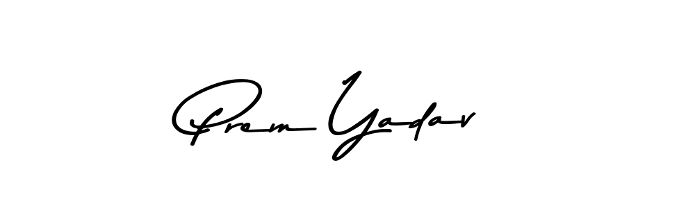 Prem Yadav stylish signature style. Best Handwritten Sign (Asem Kandis PERSONAL USE) for my name. Handwritten Signature Collection Ideas for my name Prem Yadav. Prem Yadav signature style 9 images and pictures png