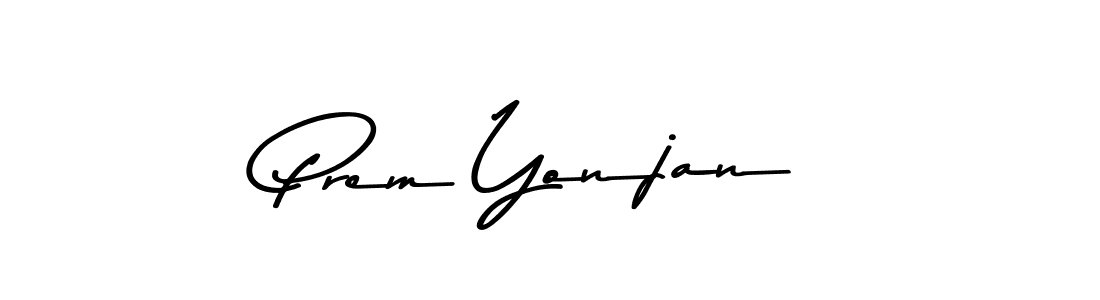 Also You can easily find your signature by using the search form. We will create Prem Yonjan name handwritten signature images for you free of cost using Asem Kandis PERSONAL USE sign style. Prem Yonjan signature style 9 images and pictures png