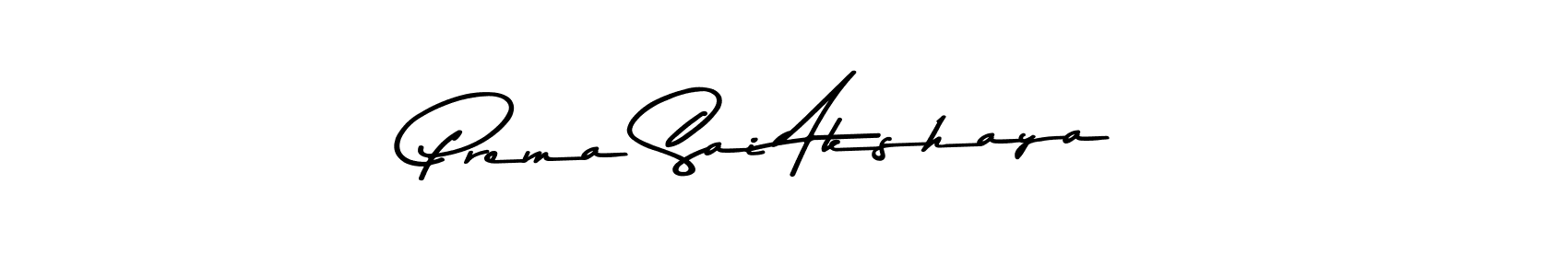 Use a signature maker to create a handwritten signature online. With this signature software, you can design (Asem Kandis PERSONAL USE) your own signature for name Prema Sai Akshaya. Prema Sai Akshaya signature style 9 images and pictures png