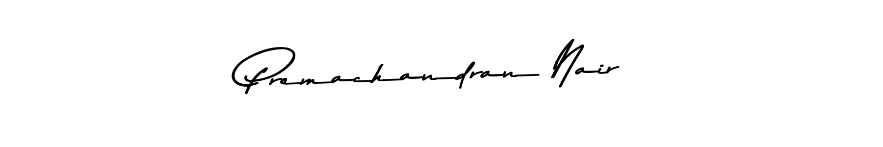 Asem Kandis PERSONAL USE is a professional signature style that is perfect for those who want to add a touch of class to their signature. It is also a great choice for those who want to make their signature more unique. Get Premachandran Nair name to fancy signature for free. Premachandran Nair signature style 9 images and pictures png