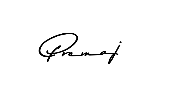 Premaj stylish signature style. Best Handwritten Sign (Asem Kandis PERSONAL USE) for my name. Handwritten Signature Collection Ideas for my name Premaj. Premaj signature style 9 images and pictures png