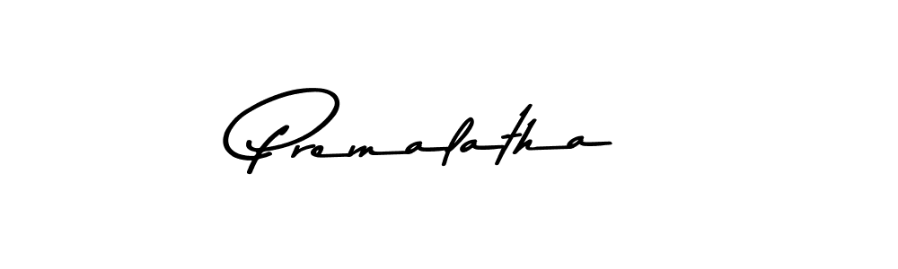 Create a beautiful signature design for name Premalatha. With this signature (Asem Kandis PERSONAL USE) fonts, you can make a handwritten signature for free. Premalatha signature style 9 images and pictures png