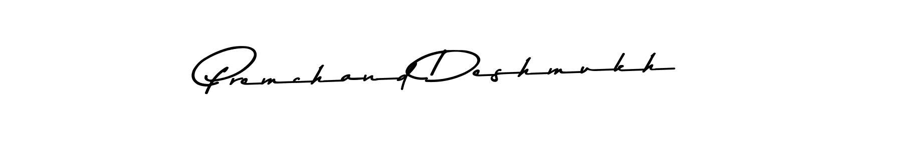 Similarly Asem Kandis PERSONAL USE is the best handwritten signature design. Signature creator online .You can use it as an online autograph creator for name Premchand Deshmukh. Premchand Deshmukh signature style 9 images and pictures png