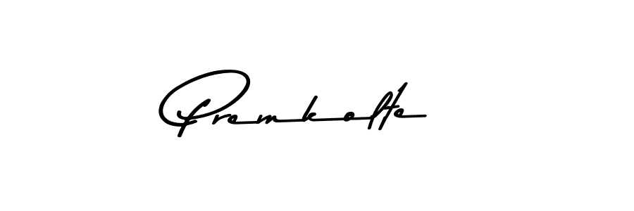 Design your own signature with our free online signature maker. With this signature software, you can create a handwritten (Asem Kandis PERSONAL USE) signature for name Premkolte. Premkolte signature style 9 images and pictures png