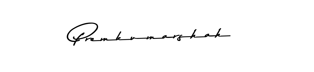 Make a beautiful signature design for name Premkumarshah. With this signature (Asem Kandis PERSONAL USE) style, you can create a handwritten signature for free. Premkumarshah signature style 9 images and pictures png