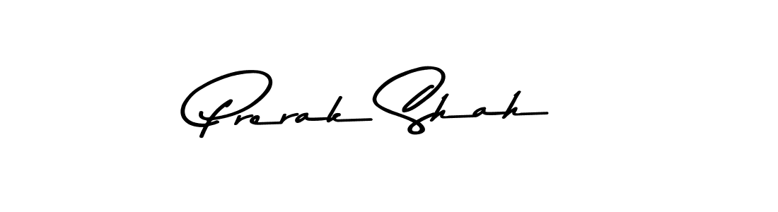 You should practise on your own different ways (Asem Kandis PERSONAL USE) to write your name (Prerak Shah) in signature. don't let someone else do it for you. Prerak Shah signature style 9 images and pictures png