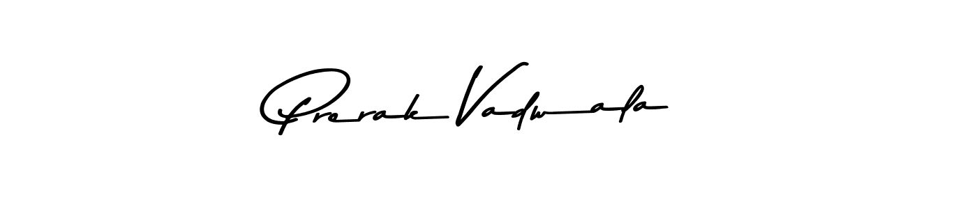 This is the best signature style for the Prerak Vadwala name. Also you like these signature font (Asem Kandis PERSONAL USE). Mix name signature. Prerak Vadwala signature style 9 images and pictures png