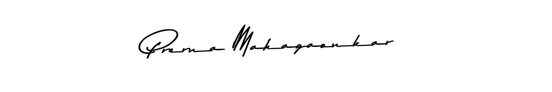 Also You can easily find your signature by using the search form. We will create Prerna Mahagaonkar name handwritten signature images for you free of cost using Asem Kandis PERSONAL USE sign style. Prerna Mahagaonkar signature style 9 images and pictures png