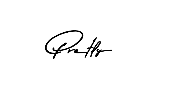 The best way (Asem Kandis PERSONAL USE) to make a short signature is to pick only two or three words in your name. The name Pretly include a total of six letters. For converting this name. Pretly signature style 9 images and pictures png
