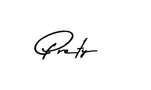 if you are searching for the best signature style for your name Prety. so please give up your signature search. here we have designed multiple signature styles  using Asem Kandis PERSONAL USE. Prety signature style 9 images and pictures png