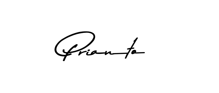 Similarly Asem Kandis PERSONAL USE is the best handwritten signature design. Signature creator online .You can use it as an online autograph creator for name Prianto. Prianto signature style 9 images and pictures png