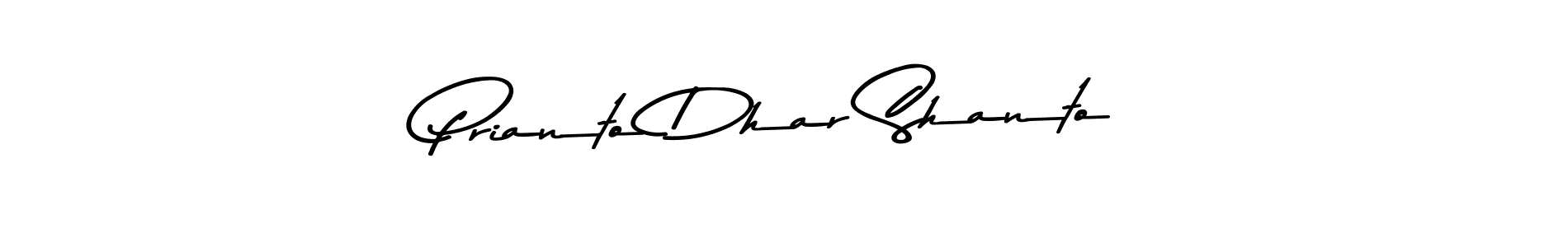 Create a beautiful signature design for name Prianto Dhar Shanto. With this signature (Asem Kandis PERSONAL USE) fonts, you can make a handwritten signature for free. Prianto Dhar Shanto signature style 9 images and pictures png