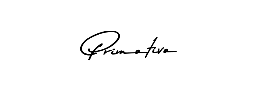 How to make Primotivo name signature. Use Asem Kandis PERSONAL USE style for creating short signs online. This is the latest handwritten sign. Primotivo signature style 9 images and pictures png