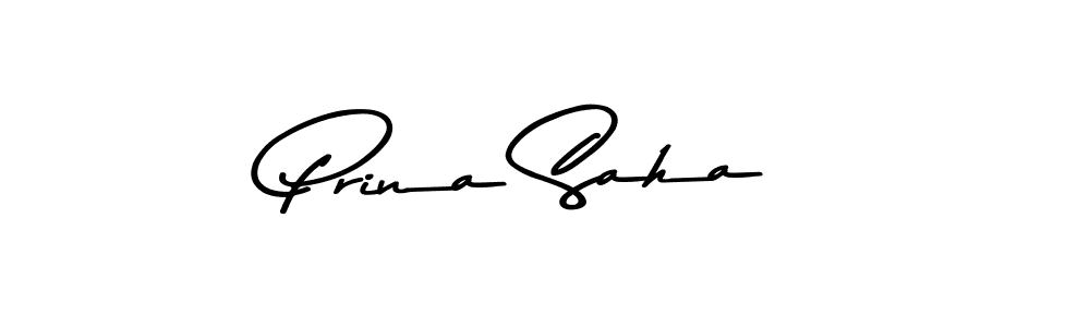 The best way (Asem Kandis PERSONAL USE) to make a short signature is to pick only two or three words in your name. The name Prina Saha include a total of six letters. For converting this name. Prina Saha signature style 9 images and pictures png