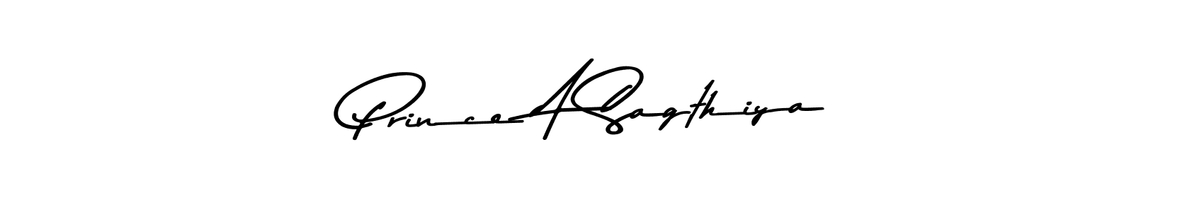 How to make Prince A Sagthiya signature? Asem Kandis PERSONAL USE is a professional autograph style. Create handwritten signature for Prince A Sagthiya name. Prince A Sagthiya signature style 9 images and pictures png