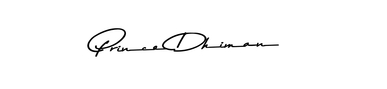 How to make Prince Dhiman signature? Asem Kandis PERSONAL USE is a professional autograph style. Create handwritten signature for Prince Dhiman name. Prince Dhiman signature style 9 images and pictures png