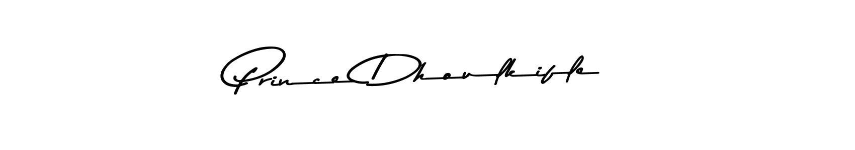 You should practise on your own different ways (Asem Kandis PERSONAL USE) to write your name (Prince Dhoulkifle) in signature. don't let someone else do it for you. Prince Dhoulkifle signature style 9 images and pictures png