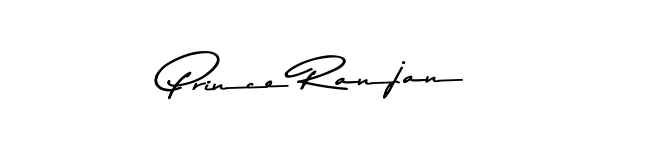 Make a beautiful signature design for name Prince Ranjan. With this signature (Asem Kandis PERSONAL USE) style, you can create a handwritten signature for free. Prince Ranjan signature style 9 images and pictures png