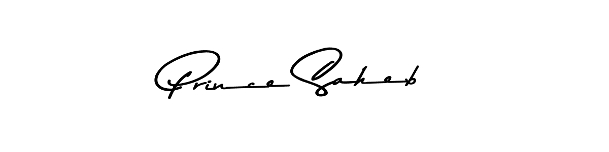 Use a signature maker to create a handwritten signature online. With this signature software, you can design (Asem Kandis PERSONAL USE) your own signature for name Prince Saheb. Prince Saheb signature style 9 images and pictures png