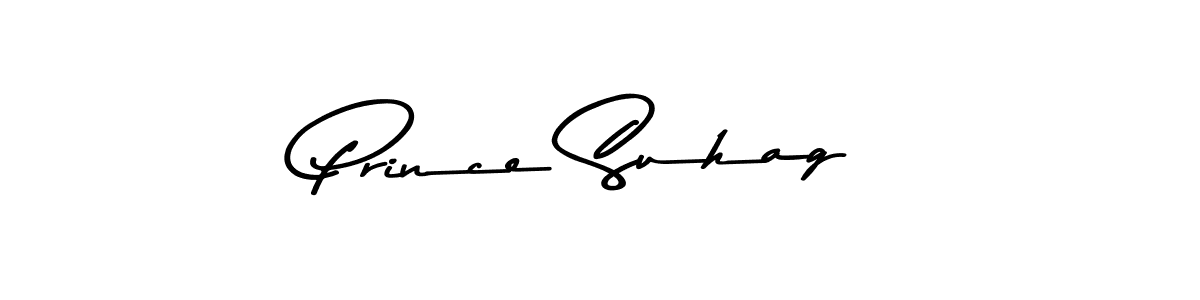 Make a short Prince Suhag signature style. Manage your documents anywhere anytime using Asem Kandis PERSONAL USE. Create and add eSignatures, submit forms, share and send files easily. Prince Suhag signature style 9 images and pictures png