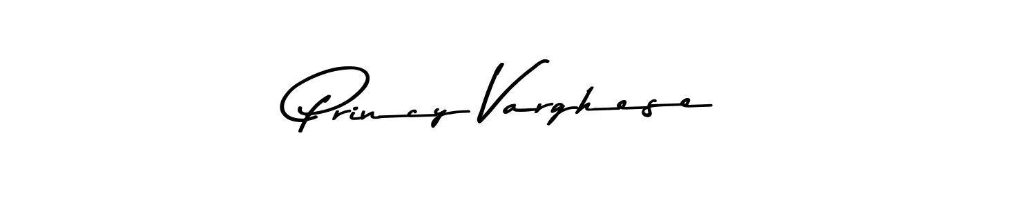 Princy Varghese stylish signature style. Best Handwritten Sign (Asem Kandis PERSONAL USE) for my name. Handwritten Signature Collection Ideas for my name Princy Varghese. Princy Varghese signature style 9 images and pictures png
