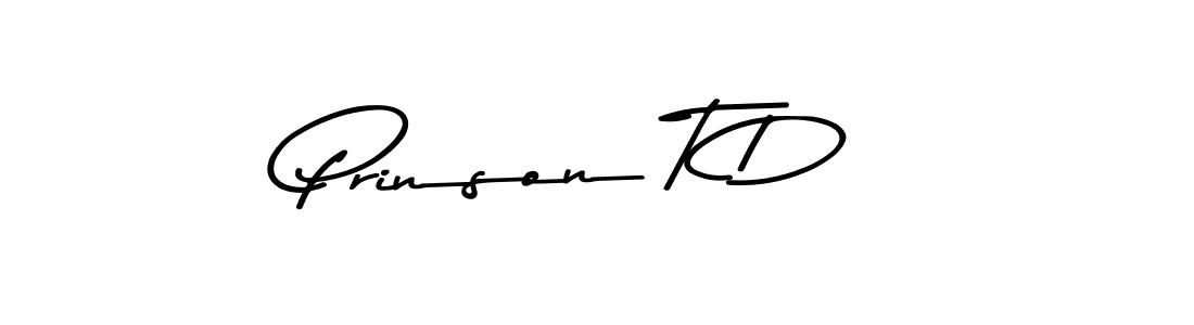 How to Draw Prinson T D signature style? Asem Kandis PERSONAL USE is a latest design signature styles for name Prinson T D. Prinson T D signature style 9 images and pictures png