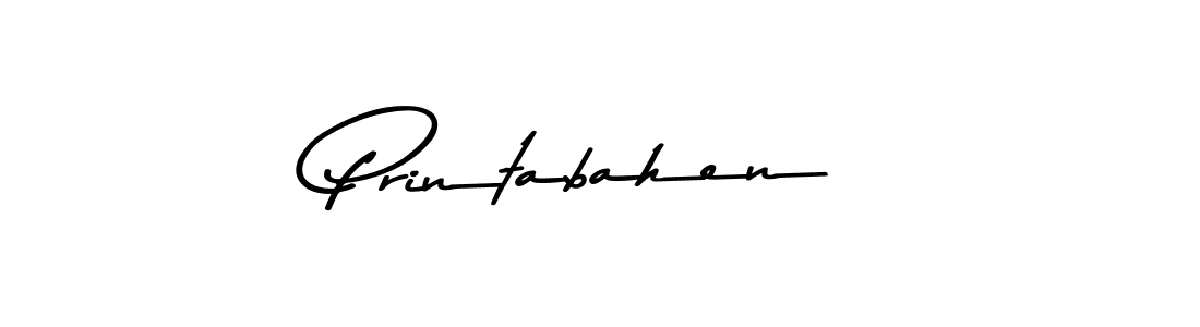 Similarly Asem Kandis PERSONAL USE is the best handwritten signature design. Signature creator online .You can use it as an online autograph creator for name Printabahen. Printabahen signature style 9 images and pictures png