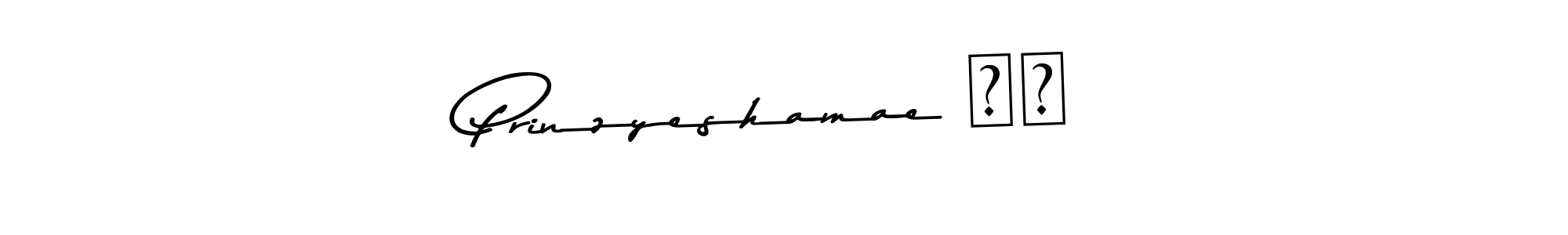 This is the best signature style for the Prinzyeshamae ♥️ name. Also you like these signature font (Asem Kandis PERSONAL USE). Mix name signature. Prinzyeshamae ♥️ signature style 9 images and pictures png