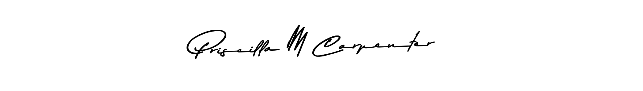 Make a beautiful signature design for name Priscilla M Carpenter. Use this online signature maker to create a handwritten signature for free. Priscilla M Carpenter signature style 9 images and pictures png