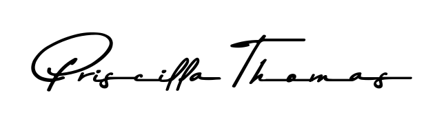 You can use this online signature creator to create a handwritten signature for the name Priscilla Thomas. This is the best online autograph maker. Priscilla Thomas signature style 9 images and pictures png
