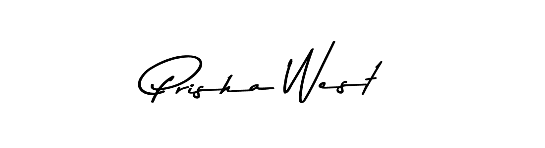 Use a signature maker to create a handwritten signature online. With this signature software, you can design (Asem Kandis PERSONAL USE) your own signature for name Prisha West. Prisha West signature style 9 images and pictures png