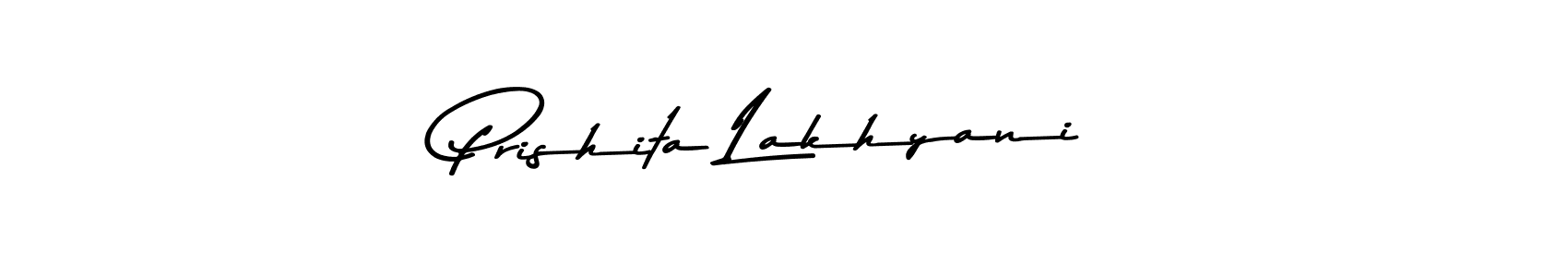 Also we have Prishita Lakhyani name is the best signature style. Create professional handwritten signature collection using Asem Kandis PERSONAL USE autograph style. Prishita Lakhyani signature style 9 images and pictures png