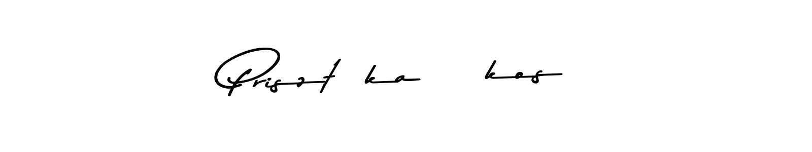 Similarly Asem Kandis PERSONAL USE is the best handwritten signature design. Signature creator online .You can use it as an online autograph creator for name Prisztóka Ákos. Prisztóka Ákos signature style 9 images and pictures png