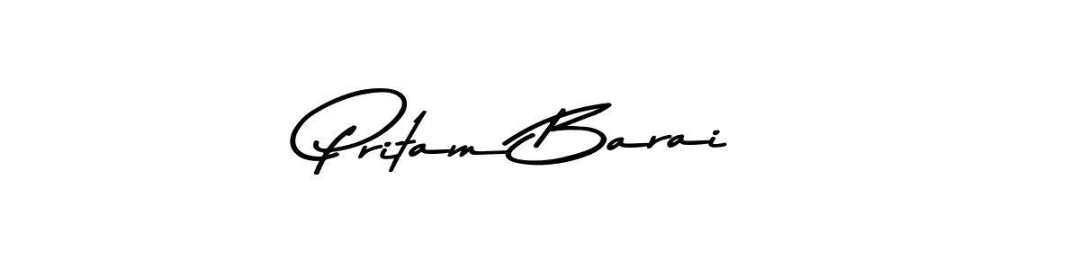 You should practise on your own different ways (Asem Kandis PERSONAL USE) to write your name (Pritam Barai) in signature. don't let someone else do it for you. Pritam Barai signature style 9 images and pictures png