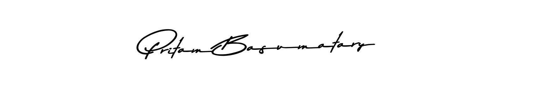 Make a beautiful signature design for name Pritam Basumatary. With this signature (Asem Kandis PERSONAL USE) style, you can create a handwritten signature for free. Pritam Basumatary signature style 9 images and pictures png