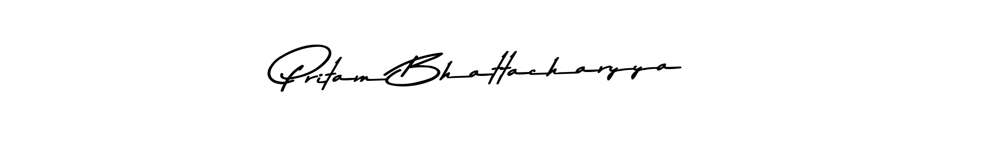 Design your own signature with our free online signature maker. With this signature software, you can create a handwritten (Asem Kandis PERSONAL USE) signature for name Pritam Bhattacharyya. Pritam Bhattacharyya signature style 9 images and pictures png